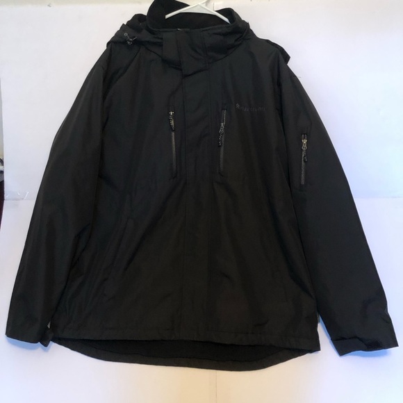 Free Country Men’s X-Large Hooded Winter Coat. Black - Picture 1 of 10